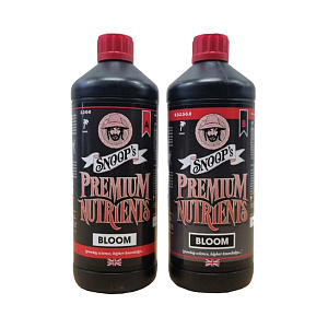 Snoop's Premium Nutrients® Удобрения для кокосового субстрата на стадии цветения 1л (Coco soft water)