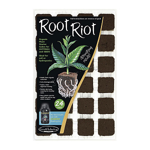 Growth Technology® "РутРиот" Кубики для сеянцев (Root Riot) (24 шт)