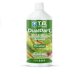 Terra Aquatica DualPart® Удобрение минеральное для жёсткой воды "Рост" 1 л (Grow HW)