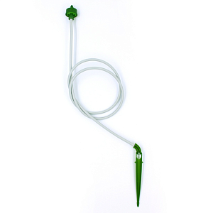 FloraFlex набор для капельного полива с 1-ходовой микротрубкой и эмиттером, 30 см