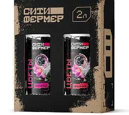 Ситифермер Цветы А+Б 1+1 л Набор минеральных удобрений
