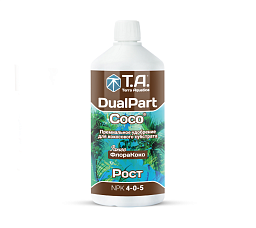 Terra Aquatica DualPart Coco® "Рост" Удобрение минеральное для кокосового субстрата 1 л (Grow)