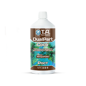 Terra Aquatica DualPart Coco® "Рост" Удобрение минеральное для кокосового субстрата 1 л (Grow)