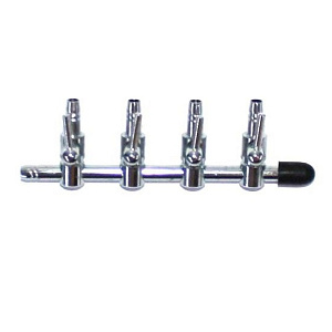 Hailea Разделитель потока на 4 канала Хром Hailea Разделитель потока на 4 канала Хром