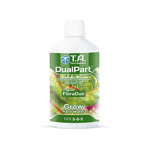 Terra Aquatica (GHE) DualPart Grow HW 0,5 л Удобрение минеральное для жёсткой воды