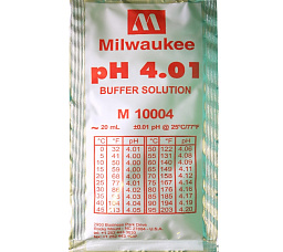 Milwaukee pH 4.01 Калибровочный буфеpный раствор 20 мл