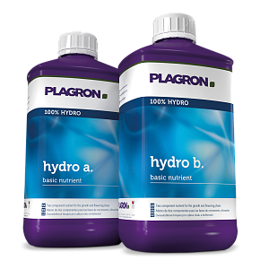 Plagron® "Гидро А+Б" Удобрения минеральные для гидропоники 1 л (Hydro A+B) (t*)