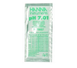 Калибровочный раствор pH 7,01 Hanna 20 мл Калибровочный раствор pH 7,01 Hanna 20 мл
