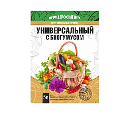 Грунт Универсальный с биогумусом, 5 л